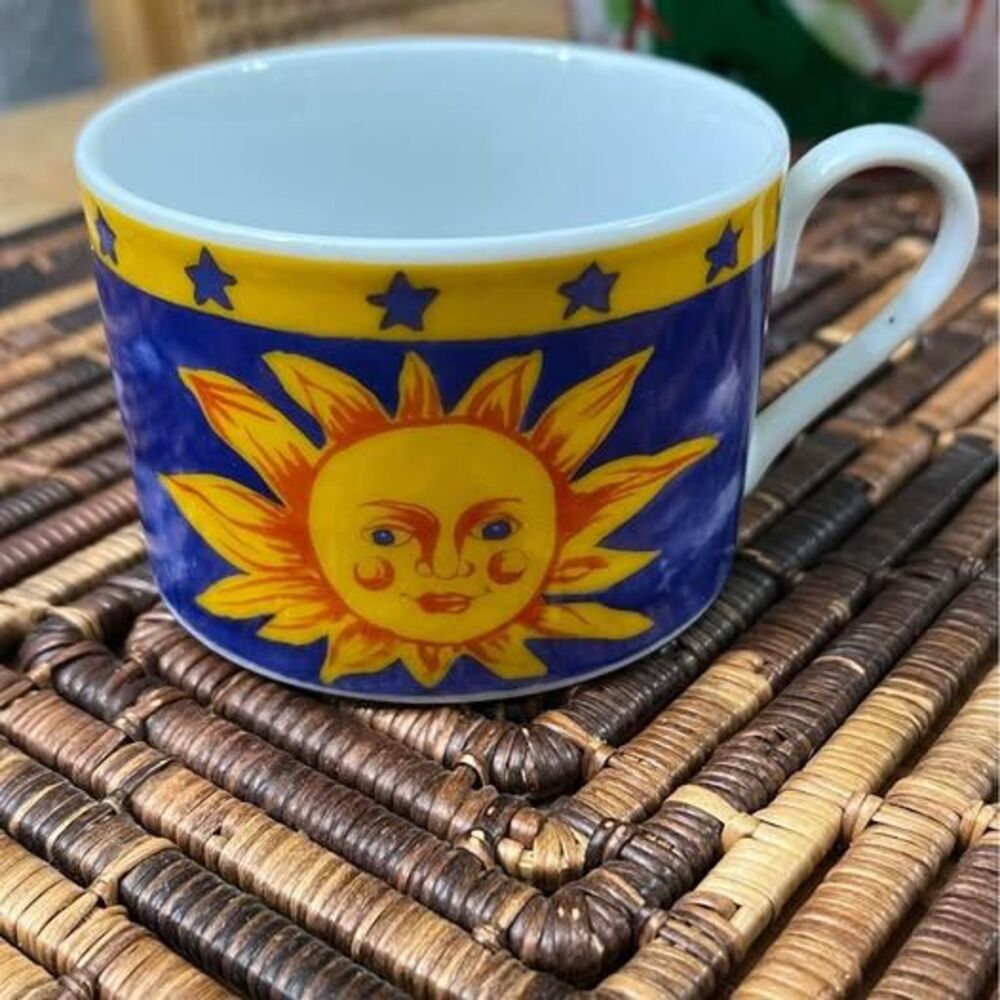 Celestial Coffee Cup Sun and Moon By Gibson (qty 1)